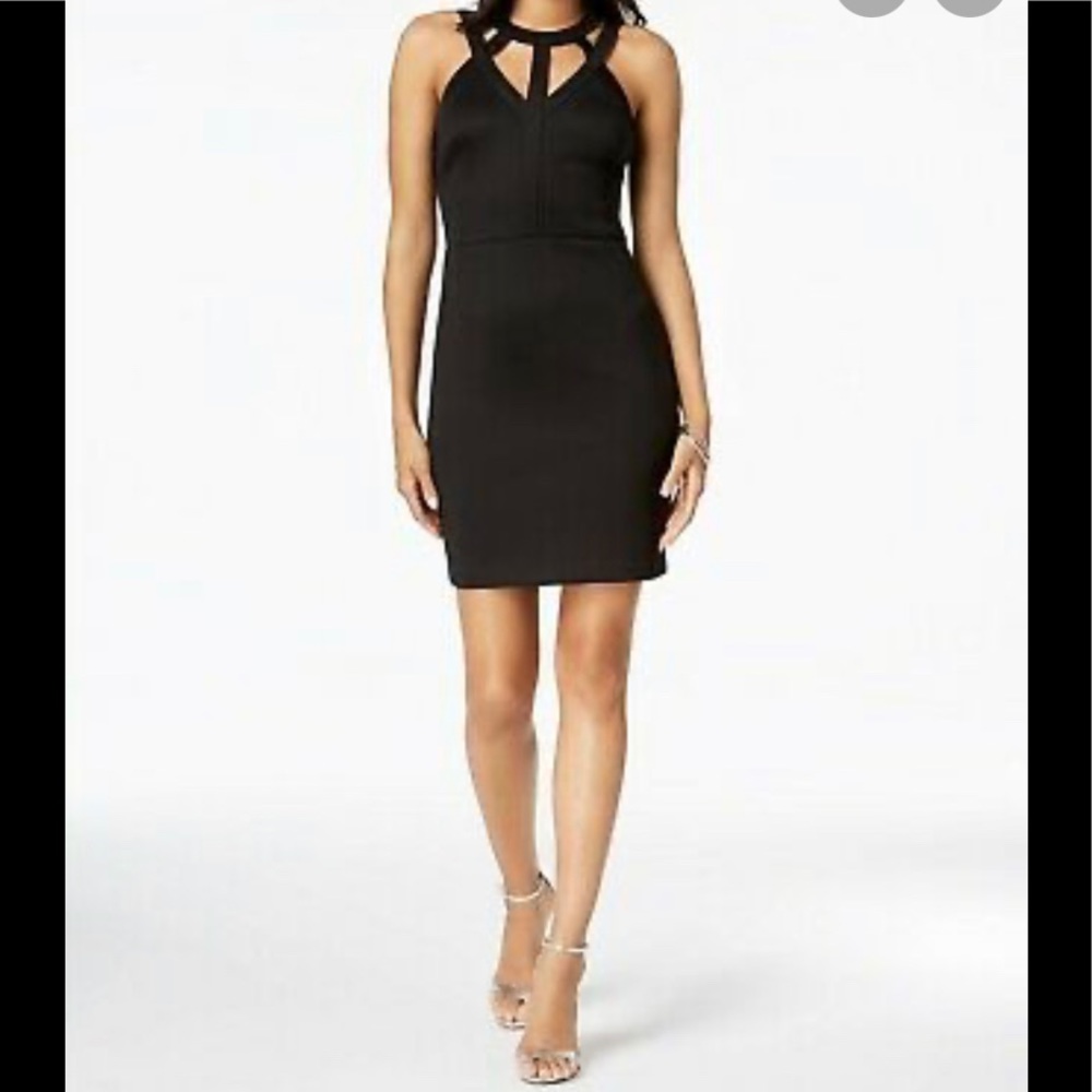 Guess Scuba Dress with cutout neckline, 0 NWT